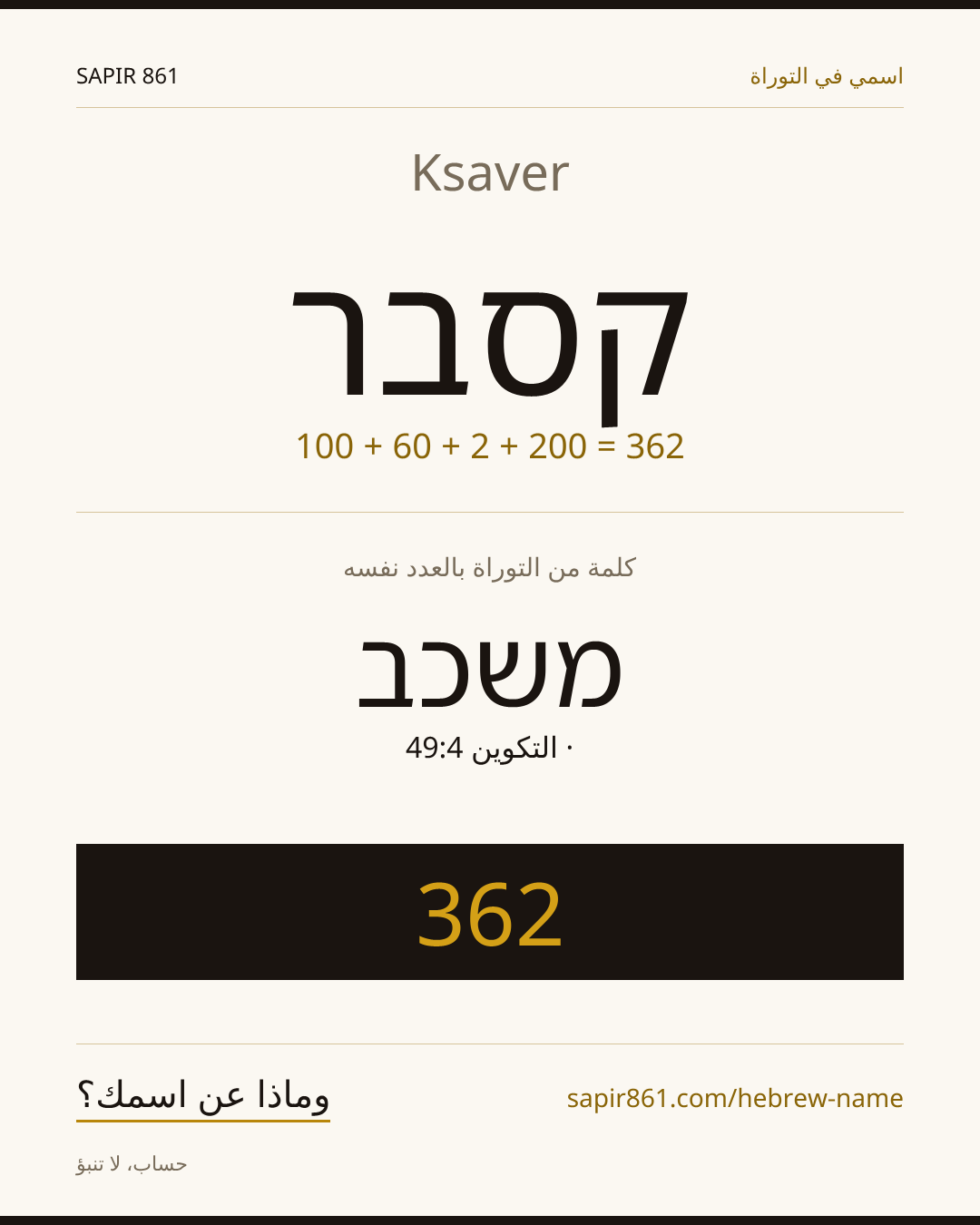 Ksaver — קסבר