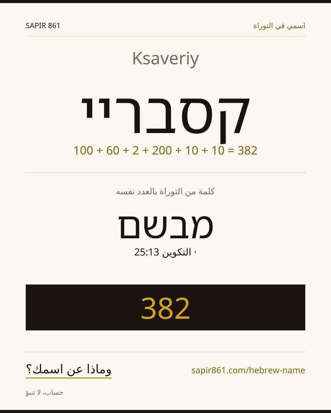 Ksaveriy — קסבריי