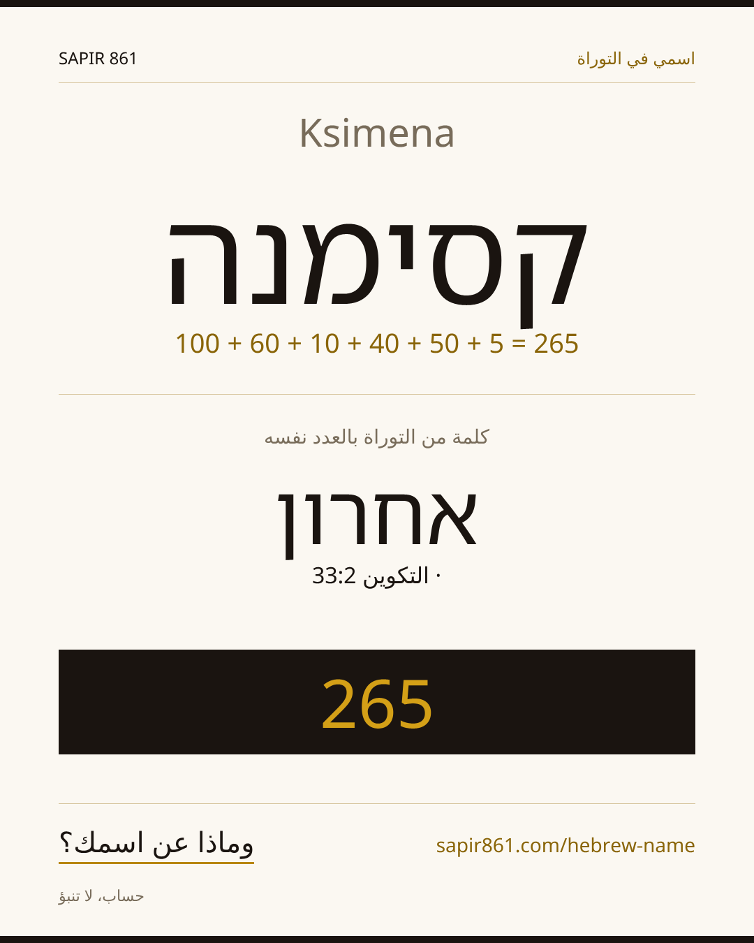 Ksimena — קסימנה