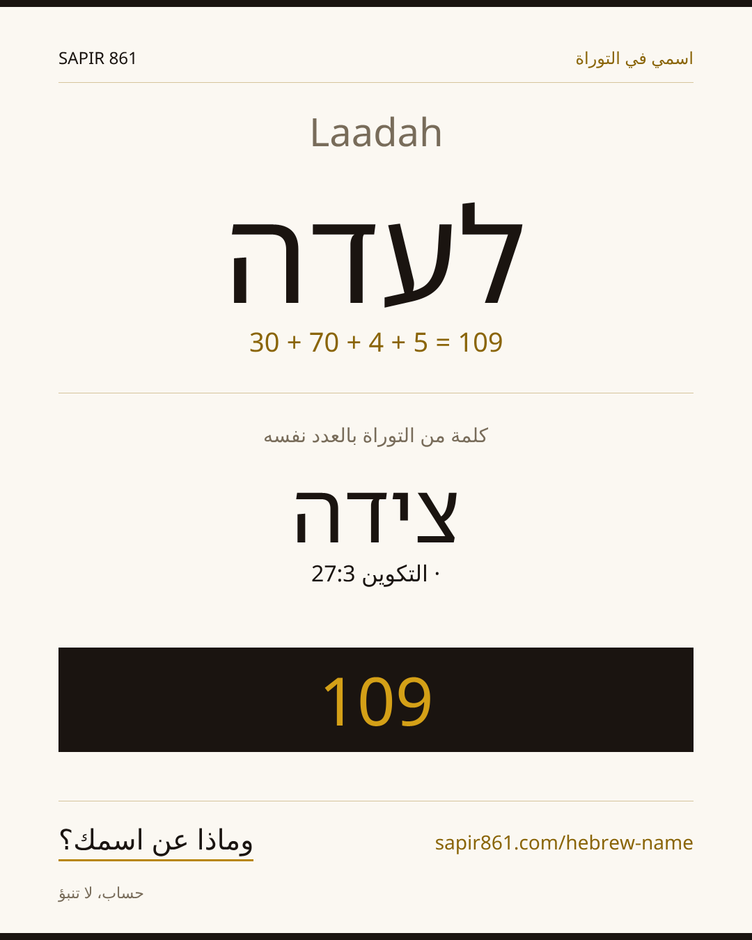 Laadah — לעדה