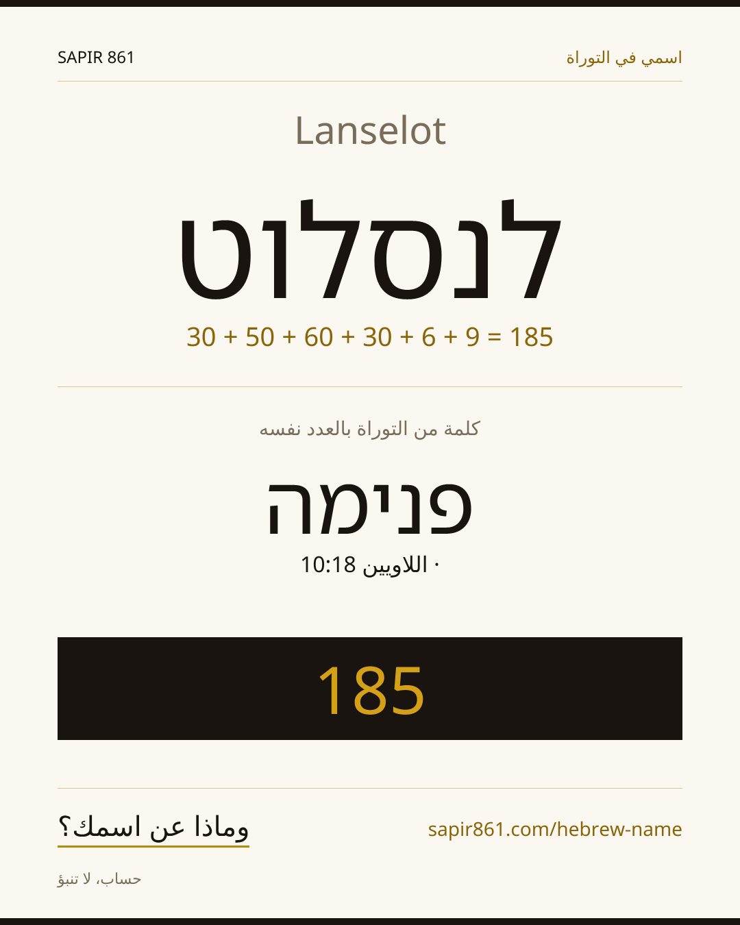 Lanselot — לנסלוט