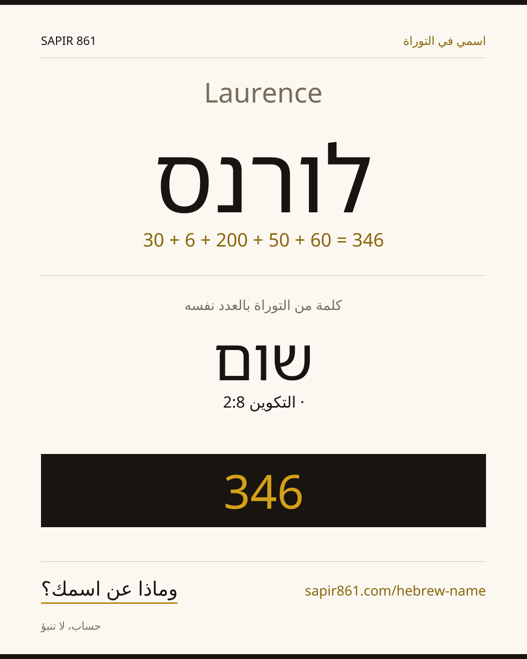 Laurence — לורנס