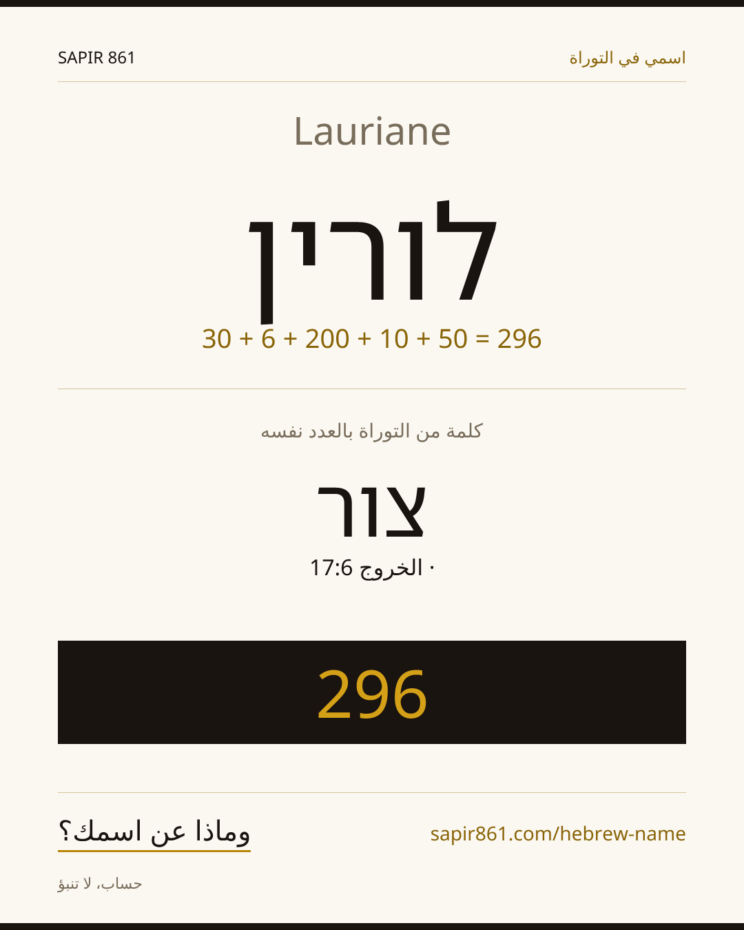 Lauriane — לורין