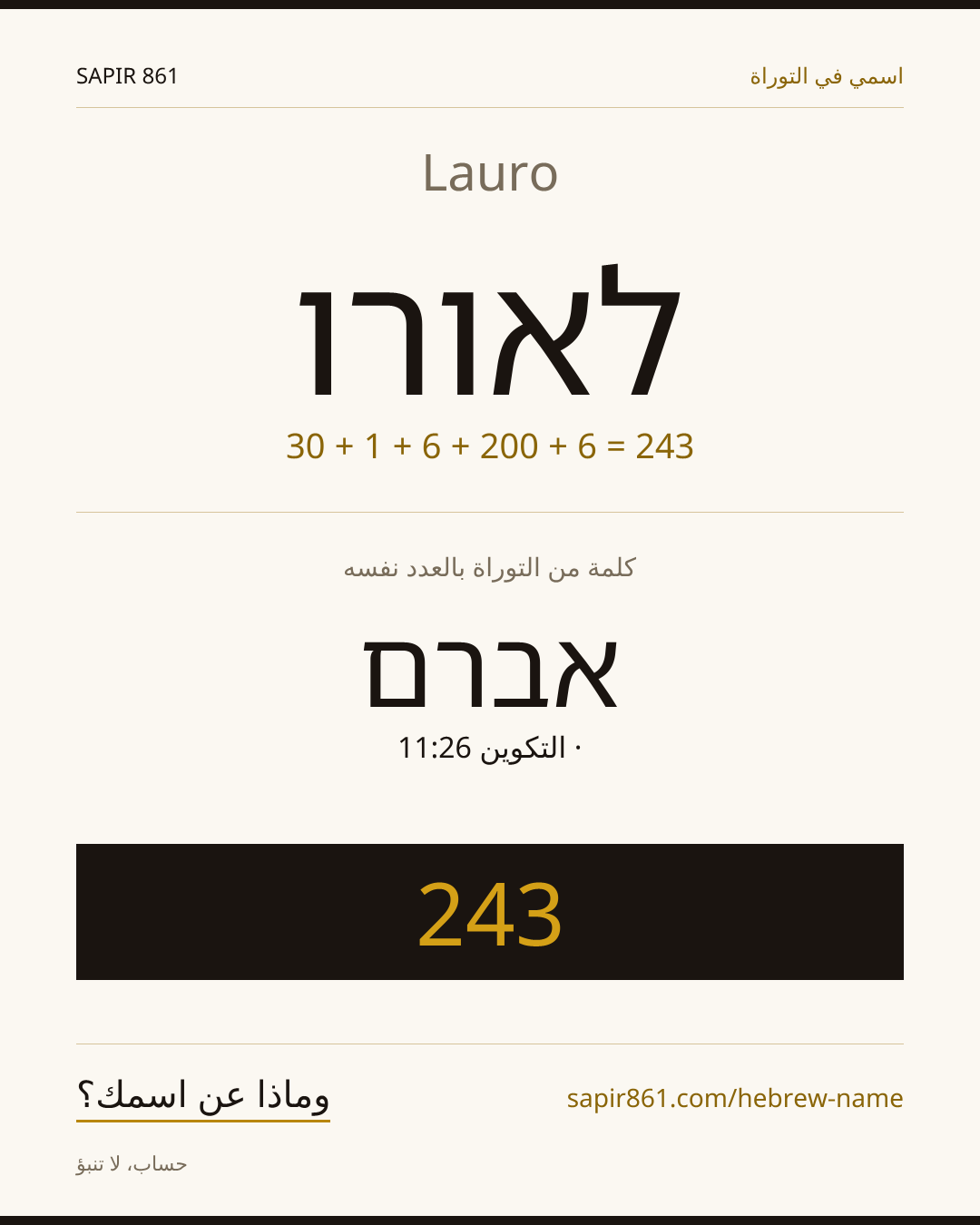 Lauro — לאורו