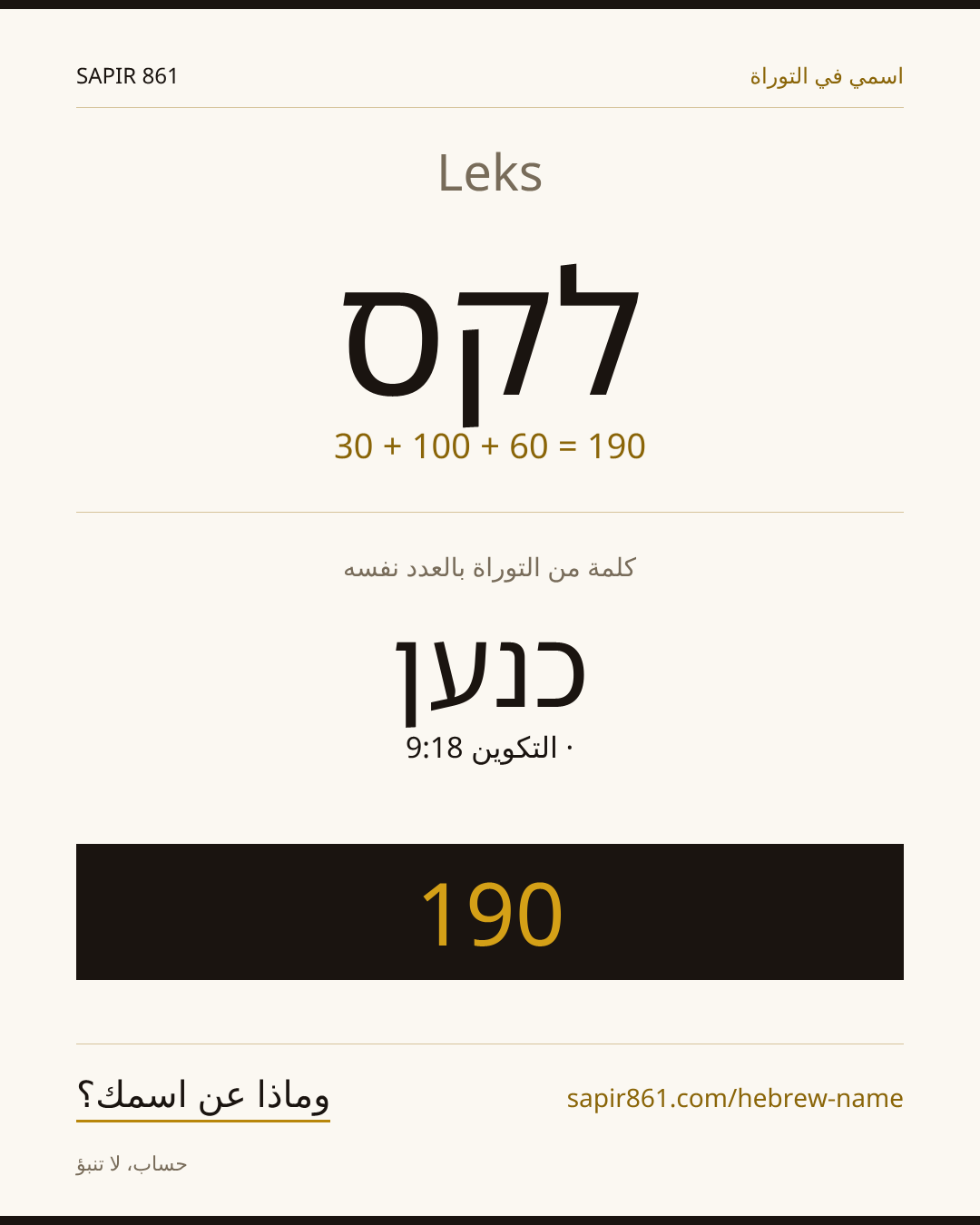 Leks — לקס