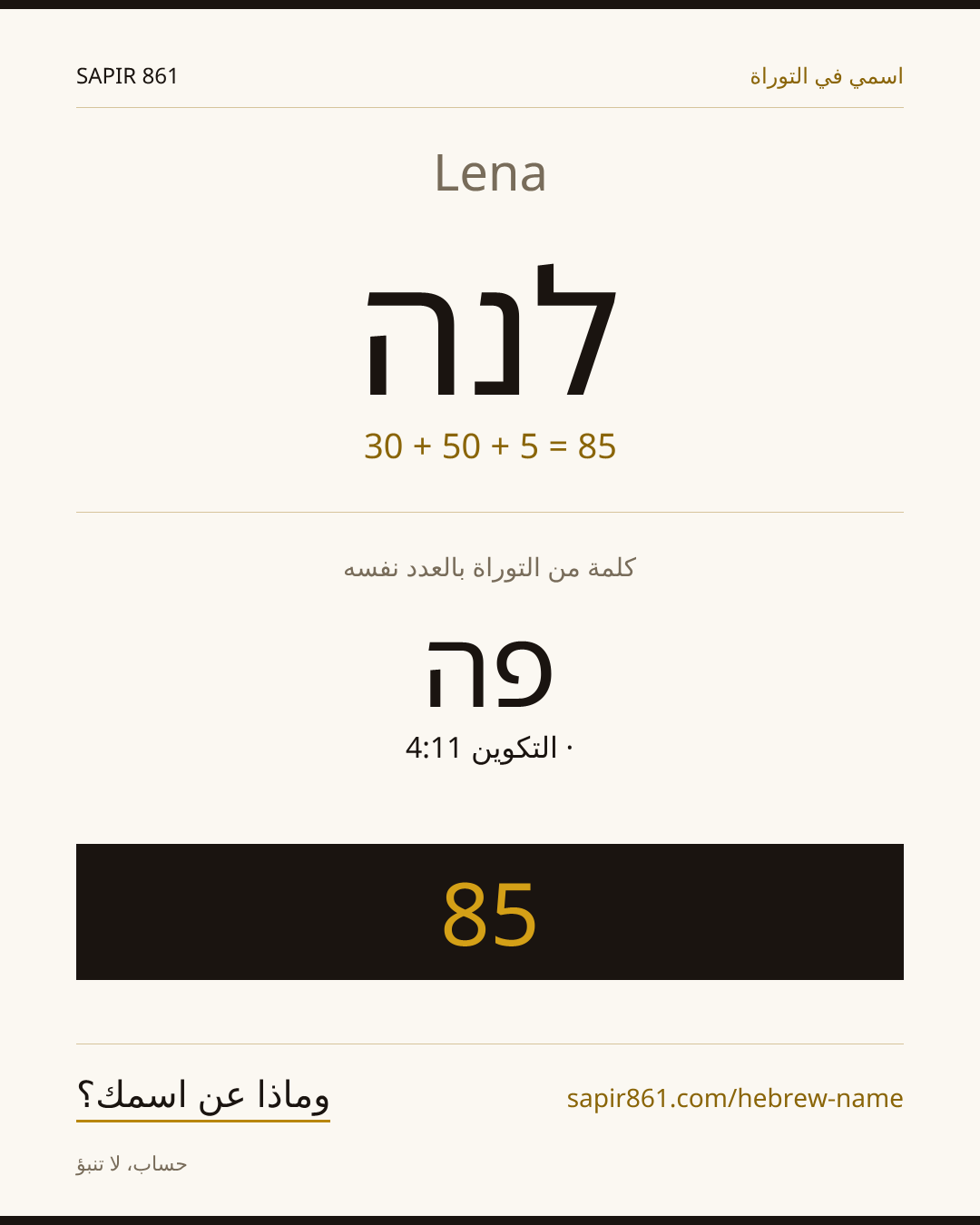 Lena — לנה