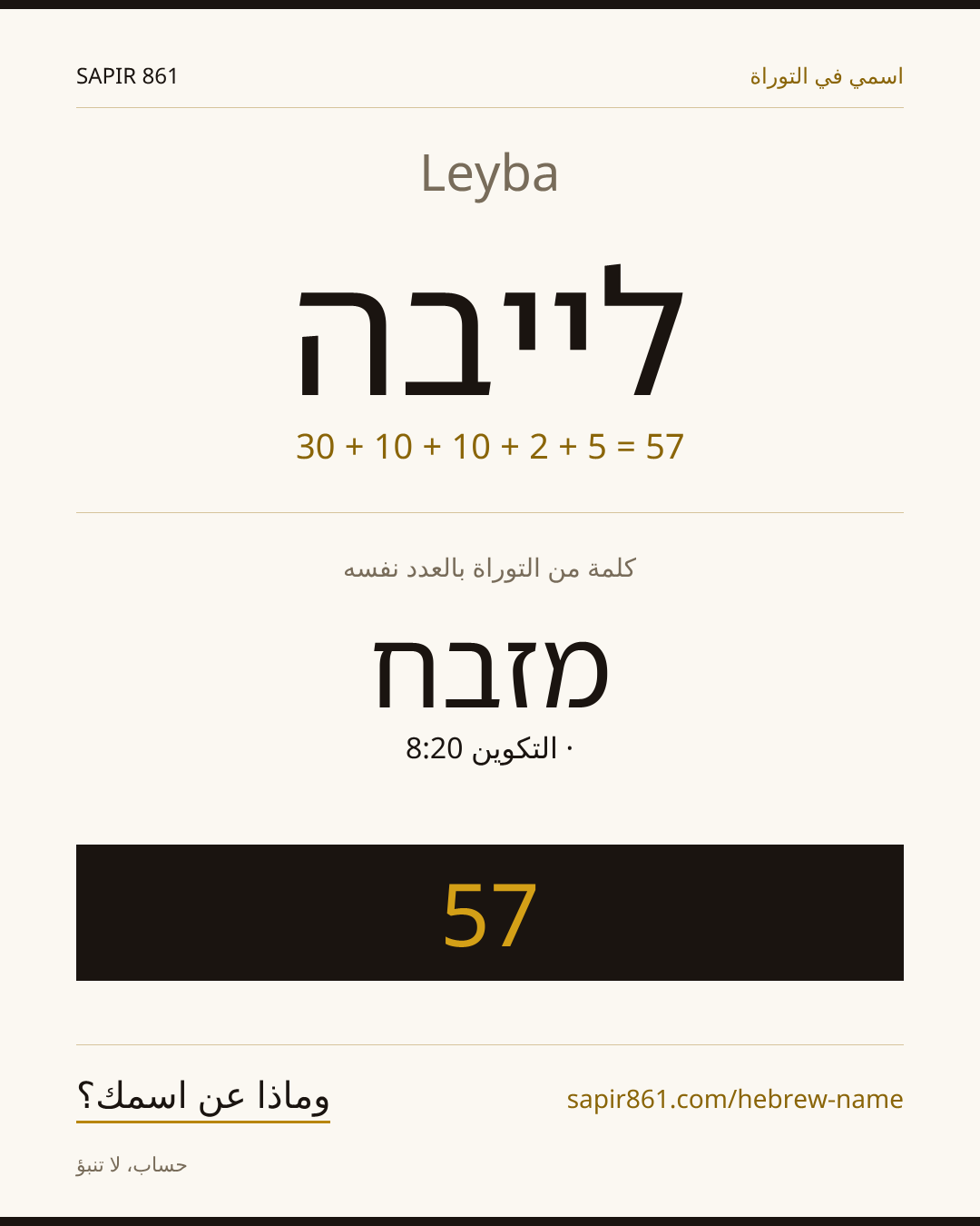 Leyba — לייבה