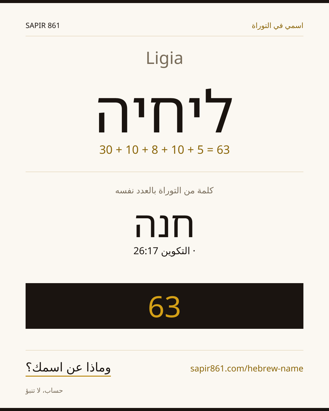 Ligia — ליחיה