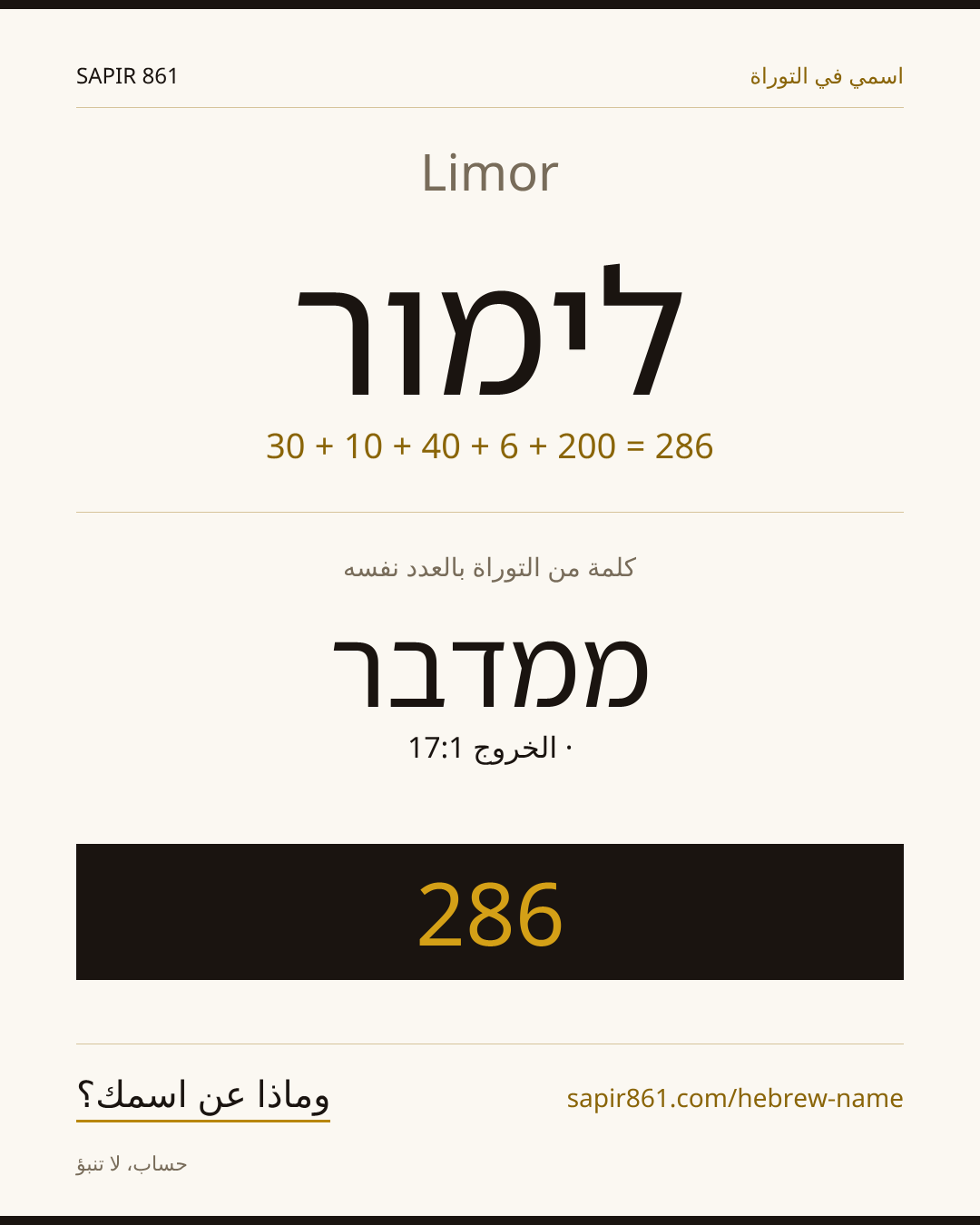 Limor — לימור