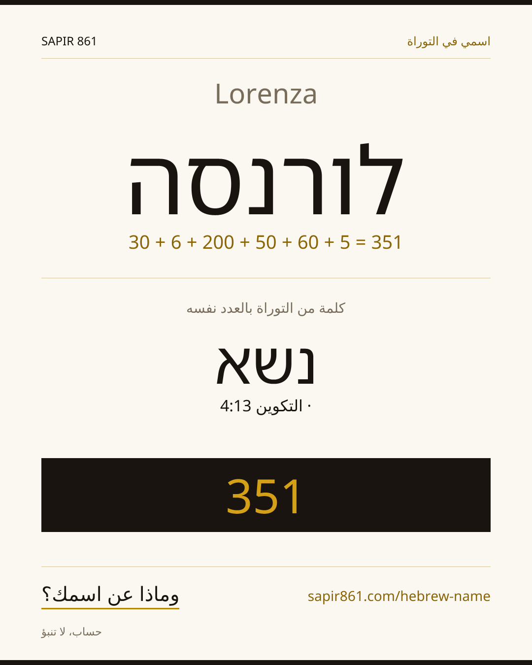 Lorenza — לורנסה