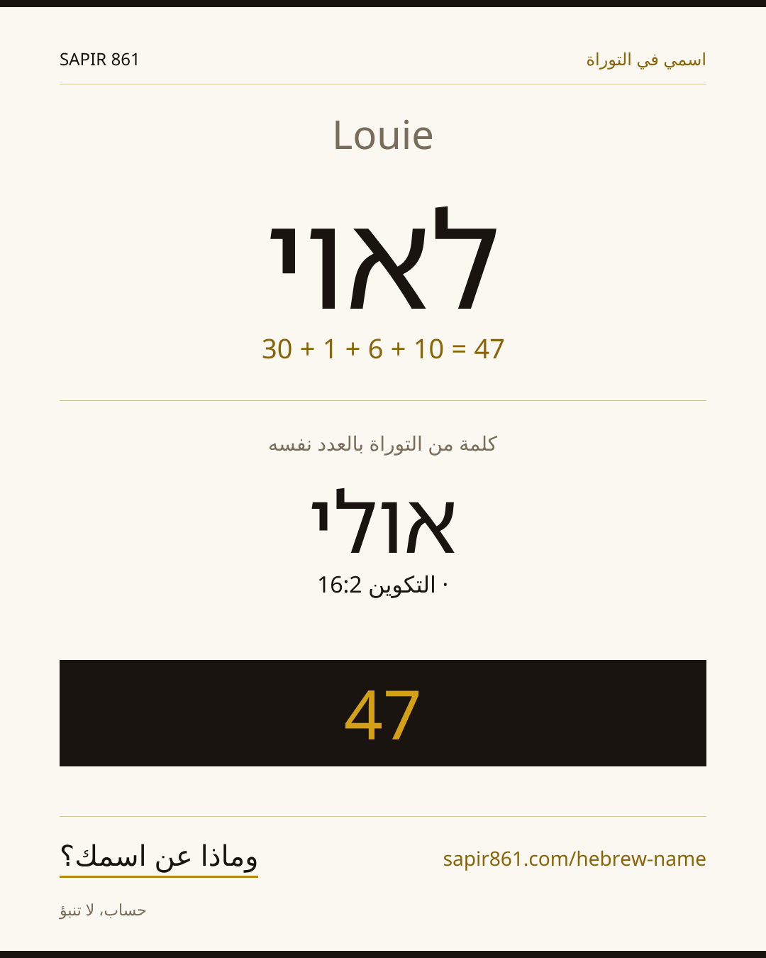 Louie — לאוי
