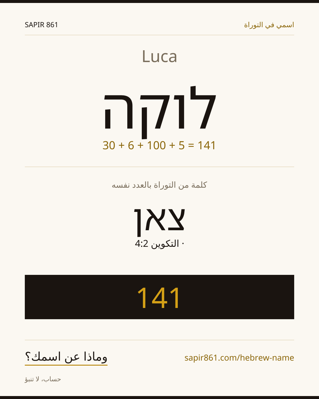 Luca — לוקה