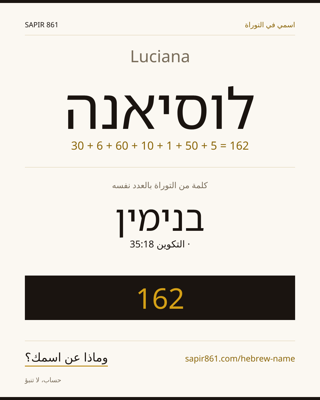 Luciana — לוסיאנה