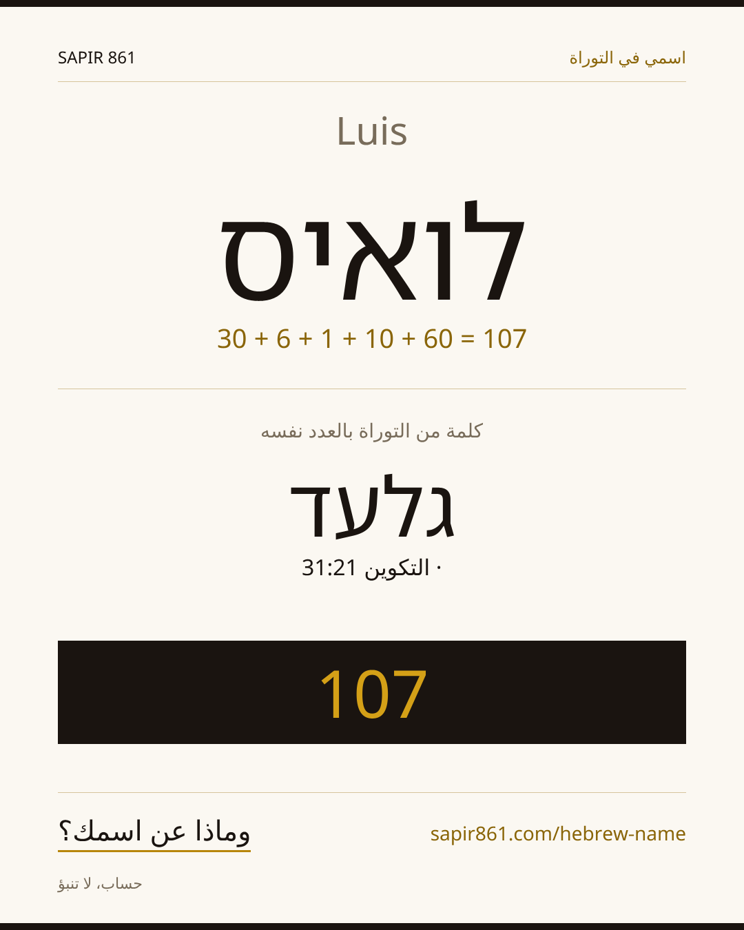 Luis — לואיס