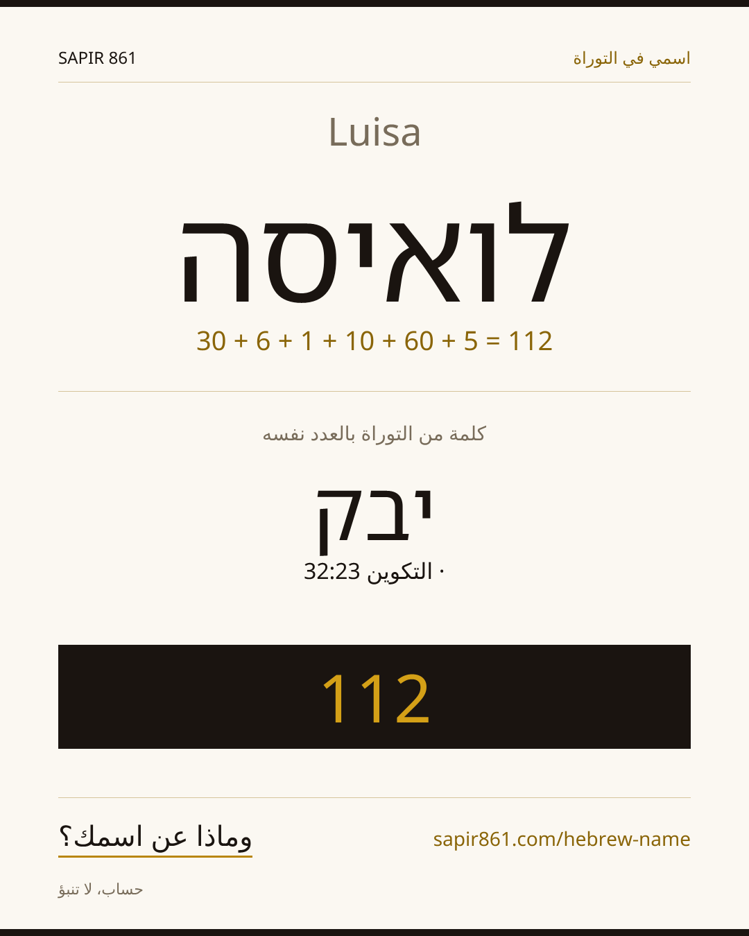 Luisa — לואיסה