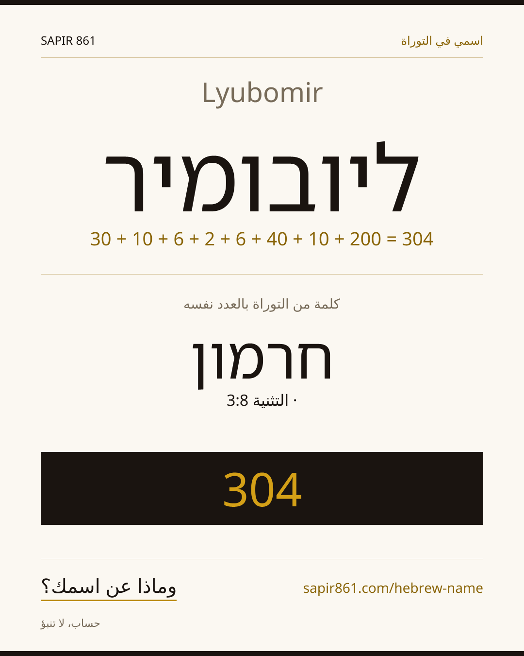 Lyubomir — ליובומיר