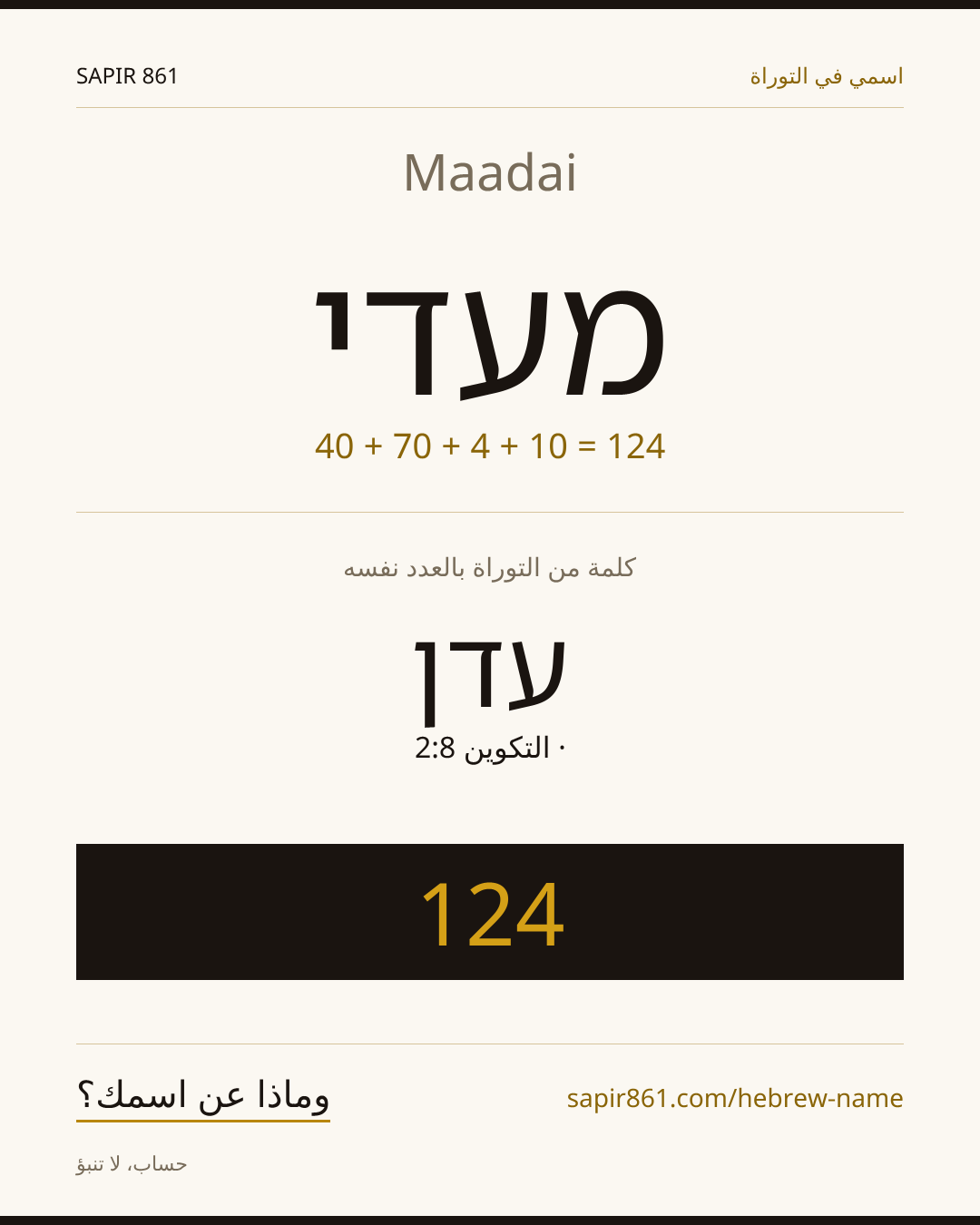 Maadai — מעדי