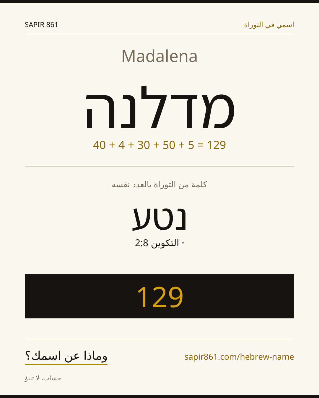 Madalena — מדלנה
