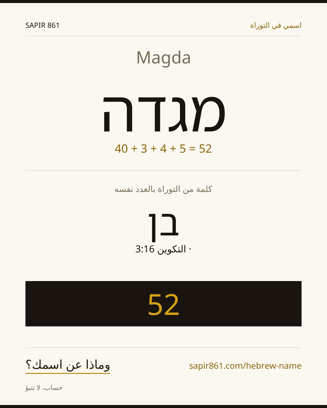 Magda — מגדה