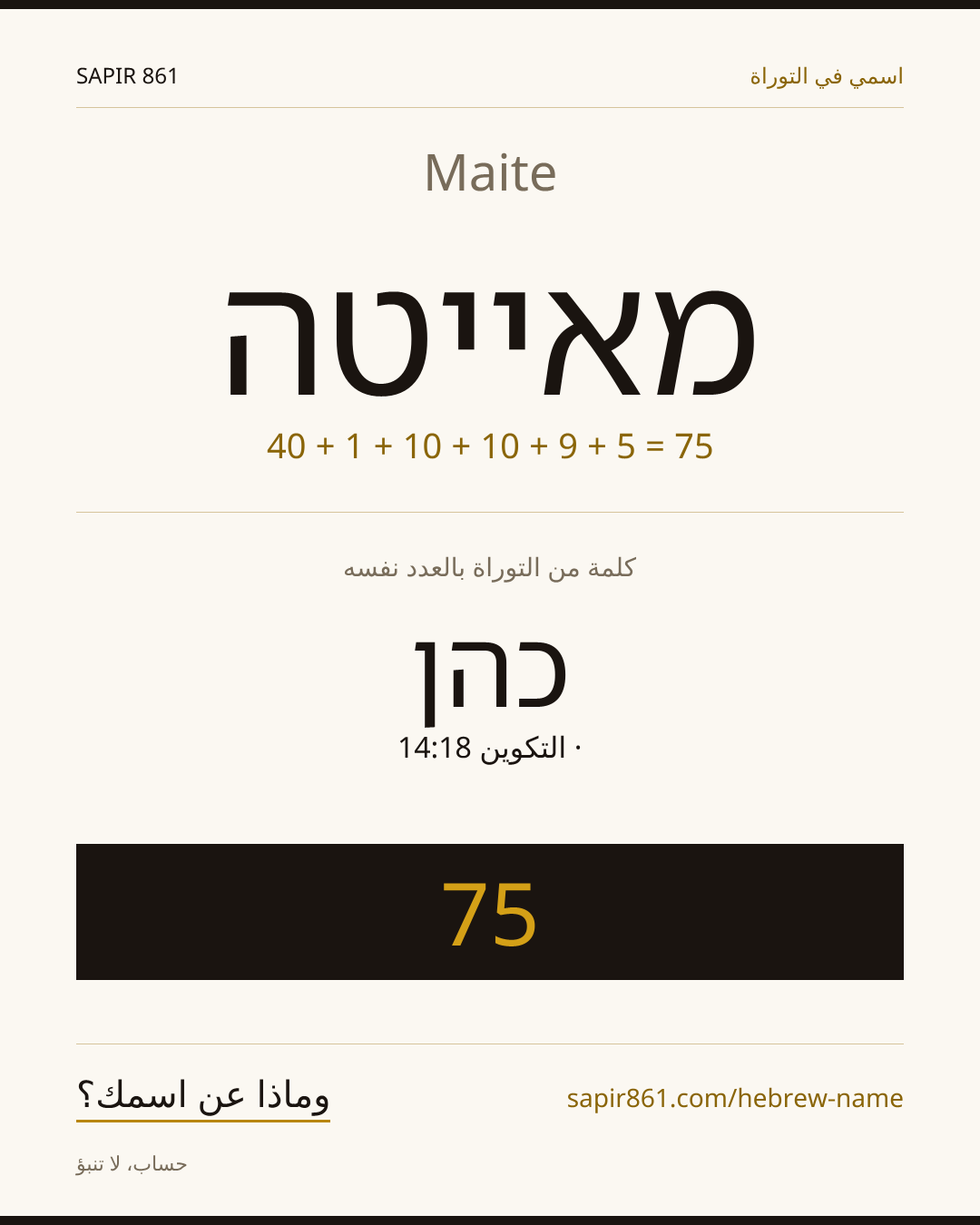 Maite — מאייטה