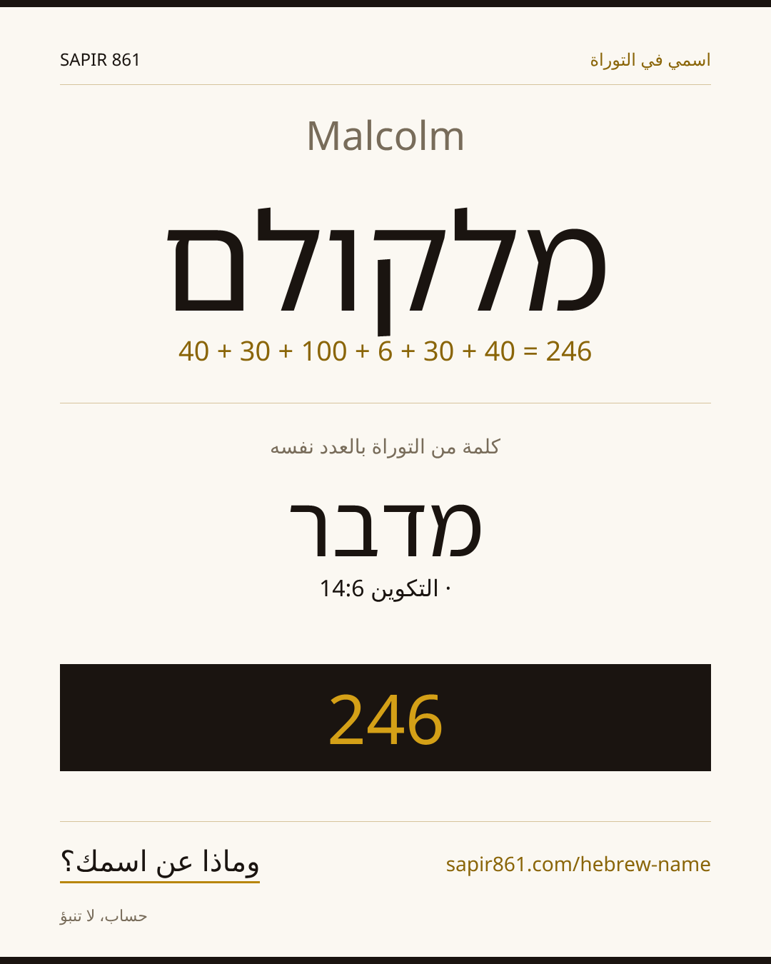 Malcolm — מלקולם