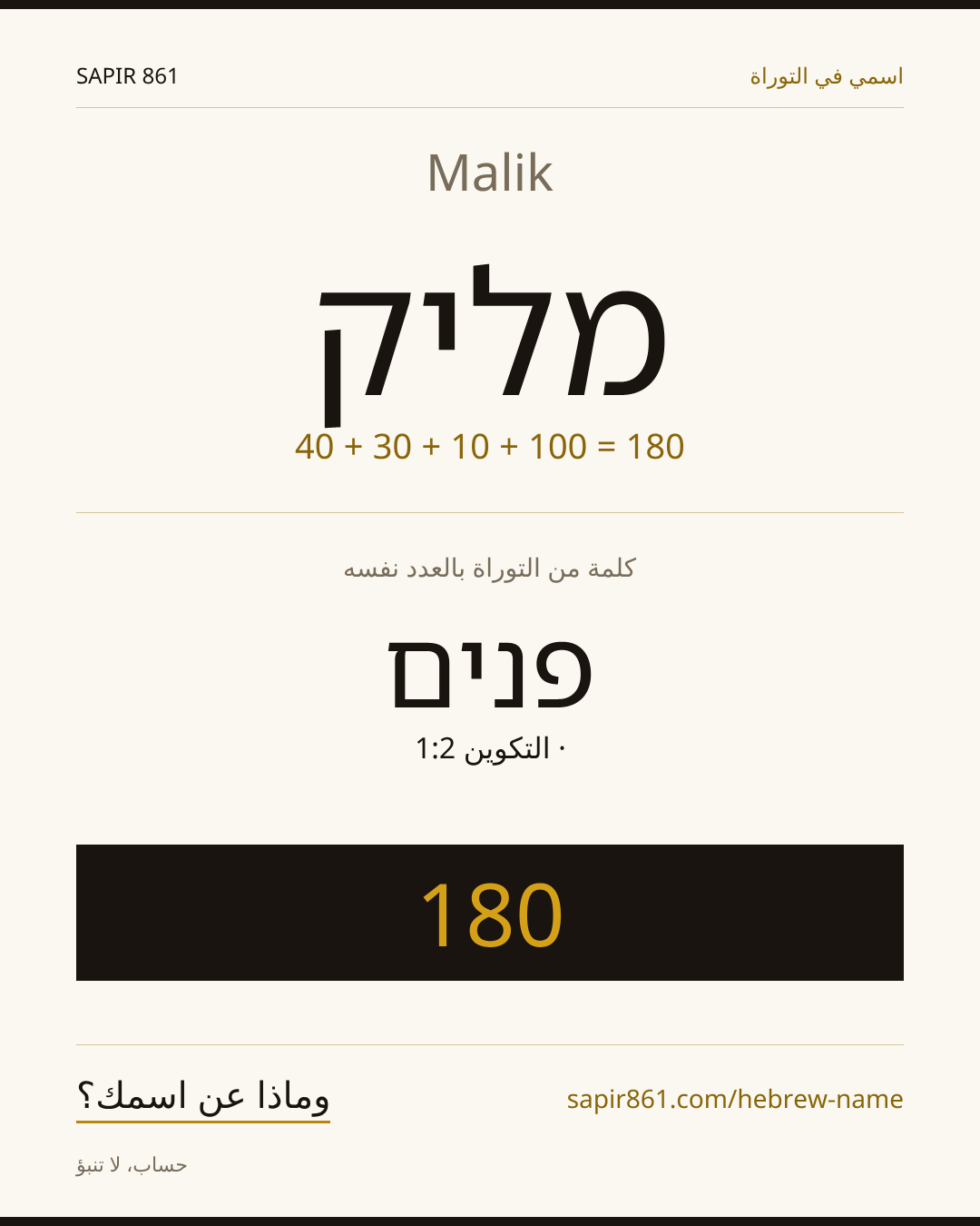 Malik — מליק