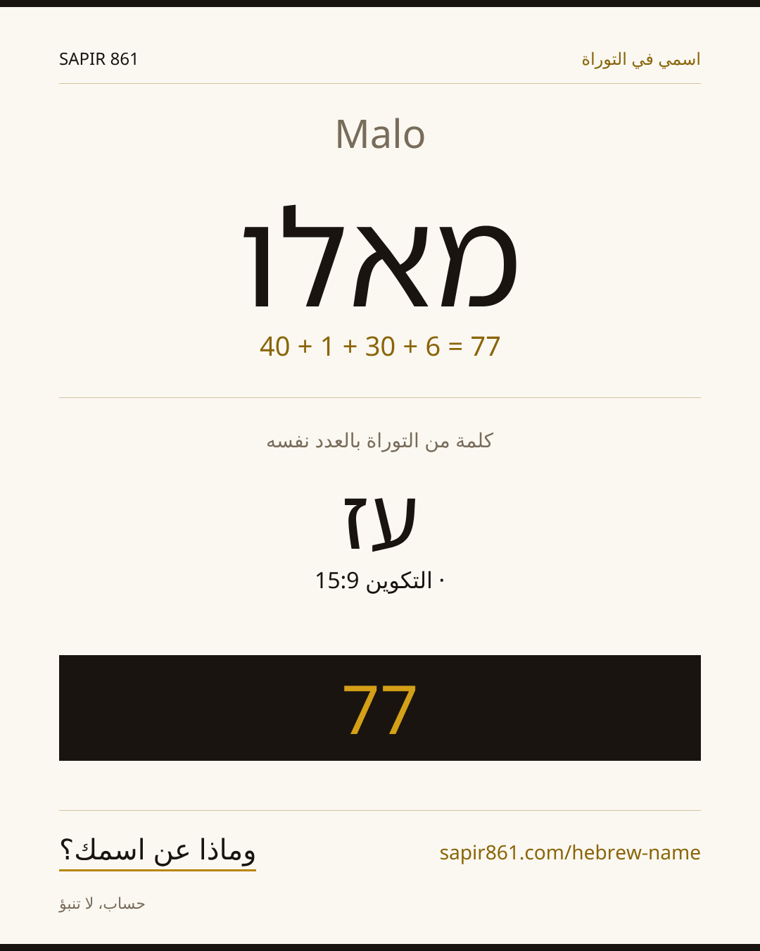 Malo — מאלו