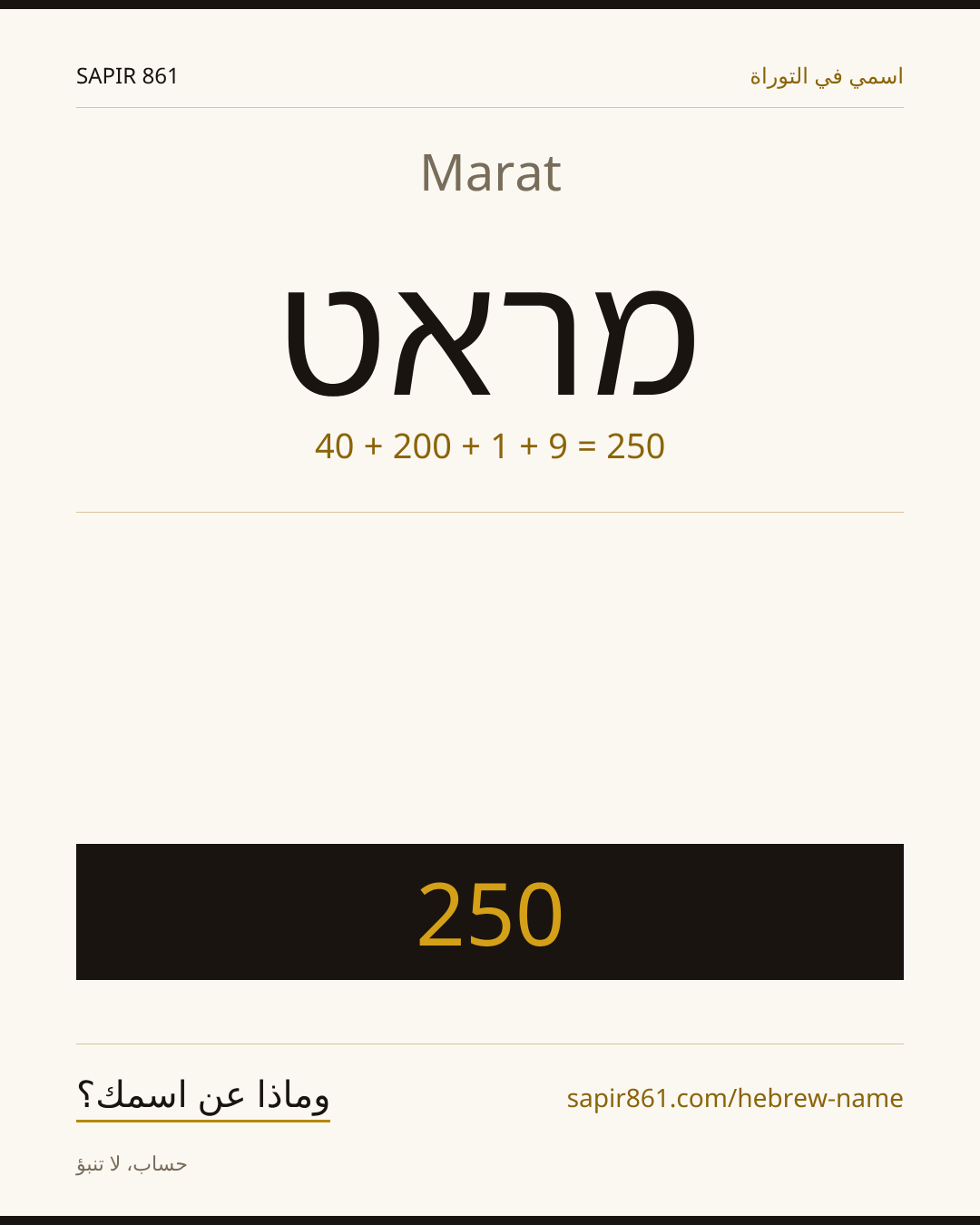 Marat — מראט