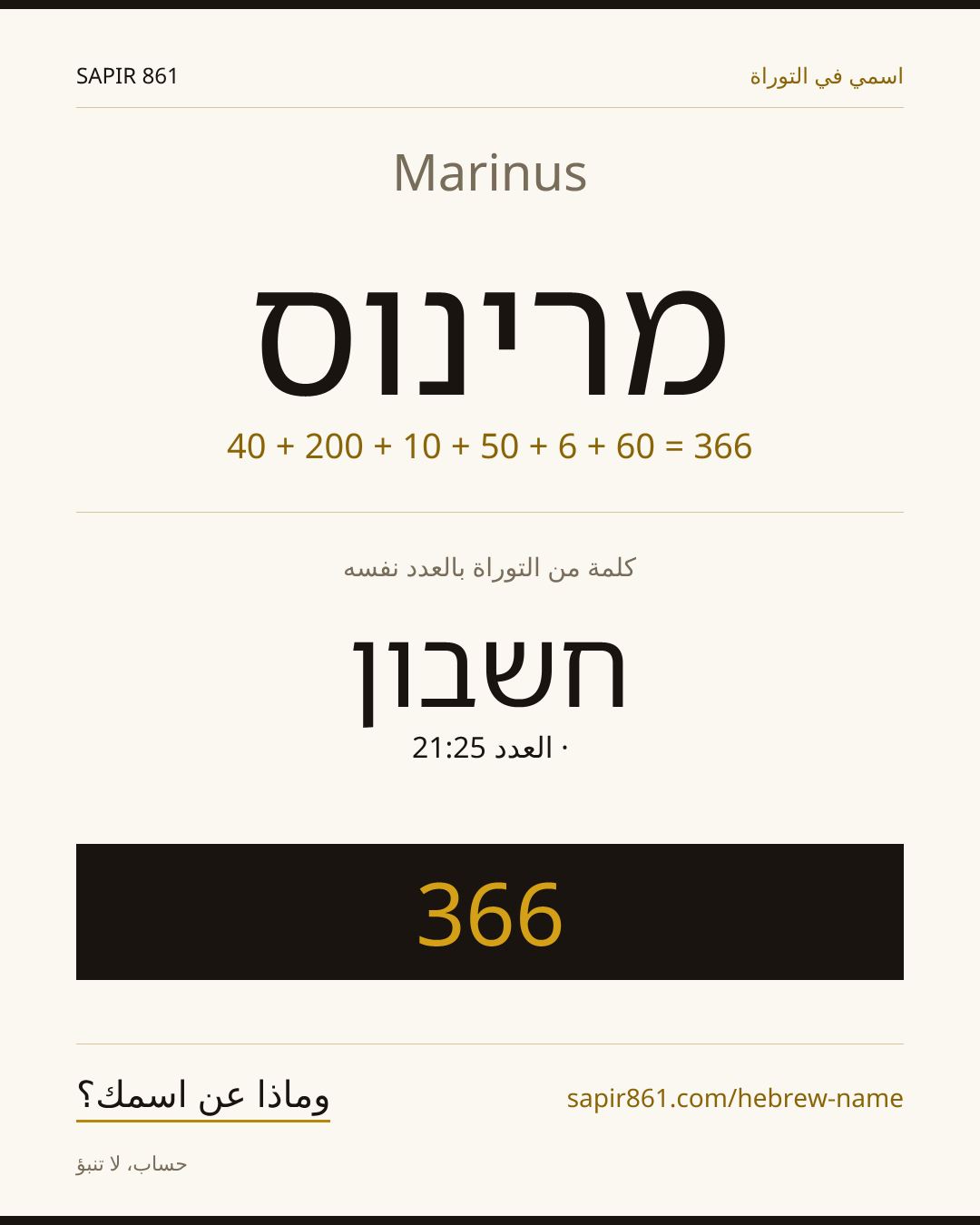 Marinus — מרינוס