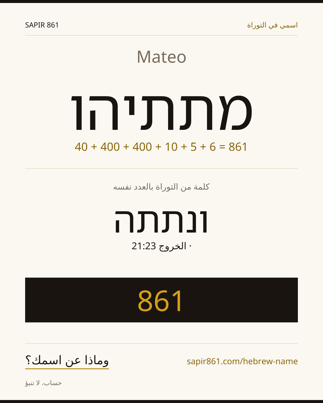 Mateo — מתתיהו