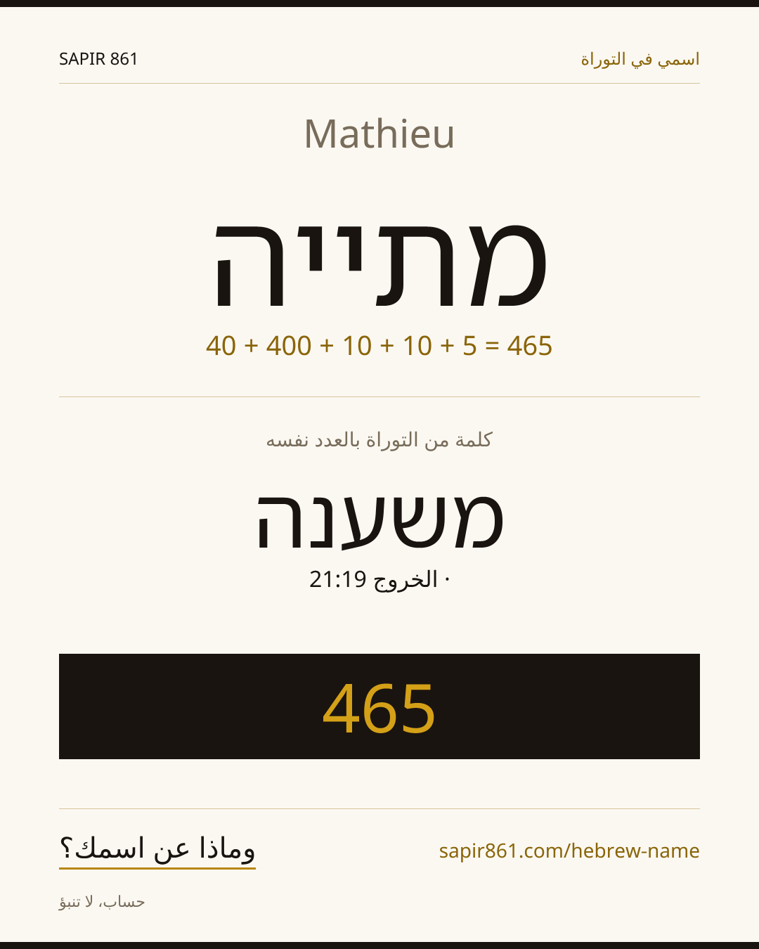 Mathieu — מתייה