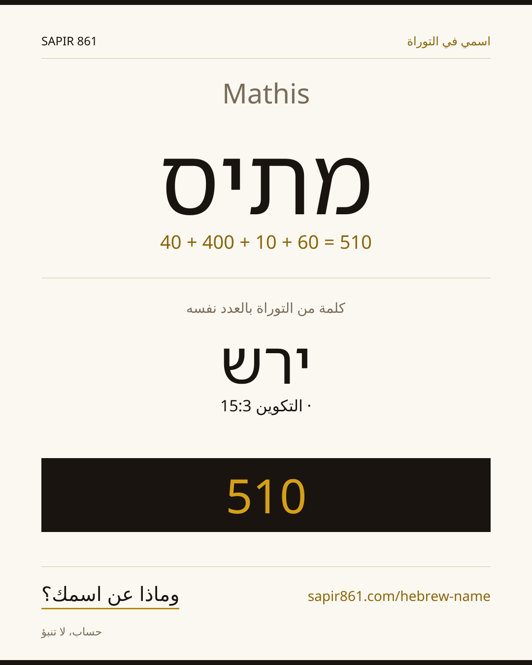 Mathis — מתיס