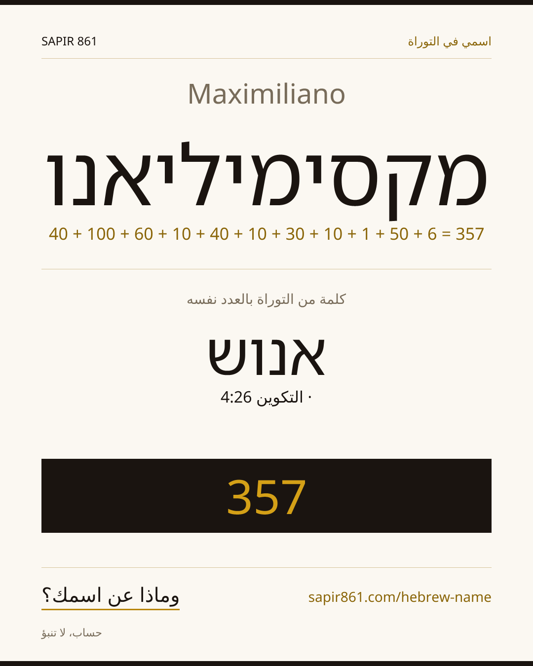 Maximiliano — מקסימיליאנו