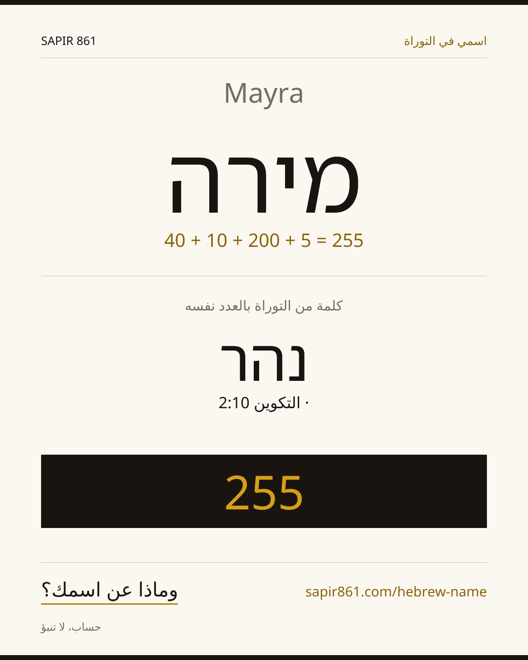 Mayra — מירה