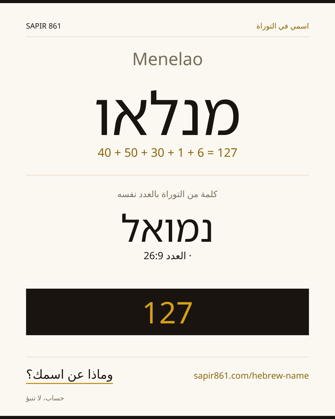 Menelao — מנלאו