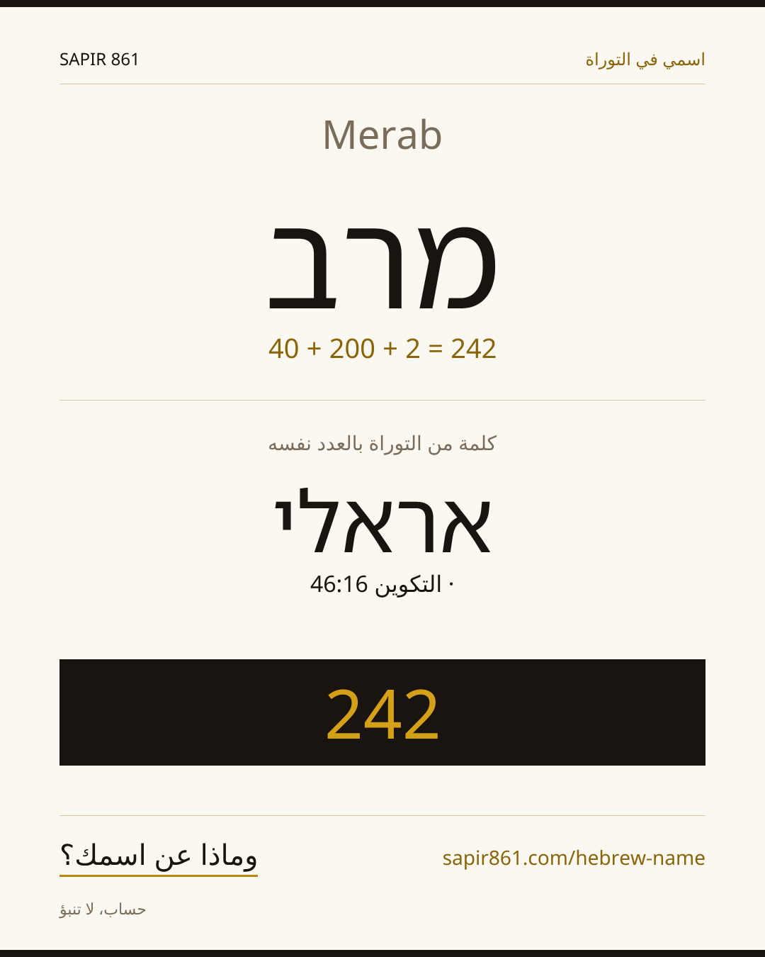 Merab — מרב
