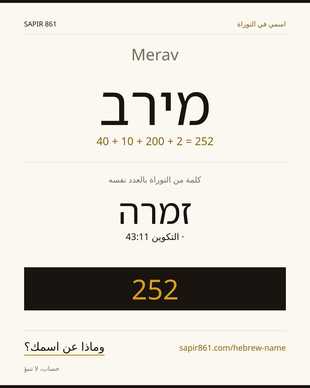 Merav — מירב