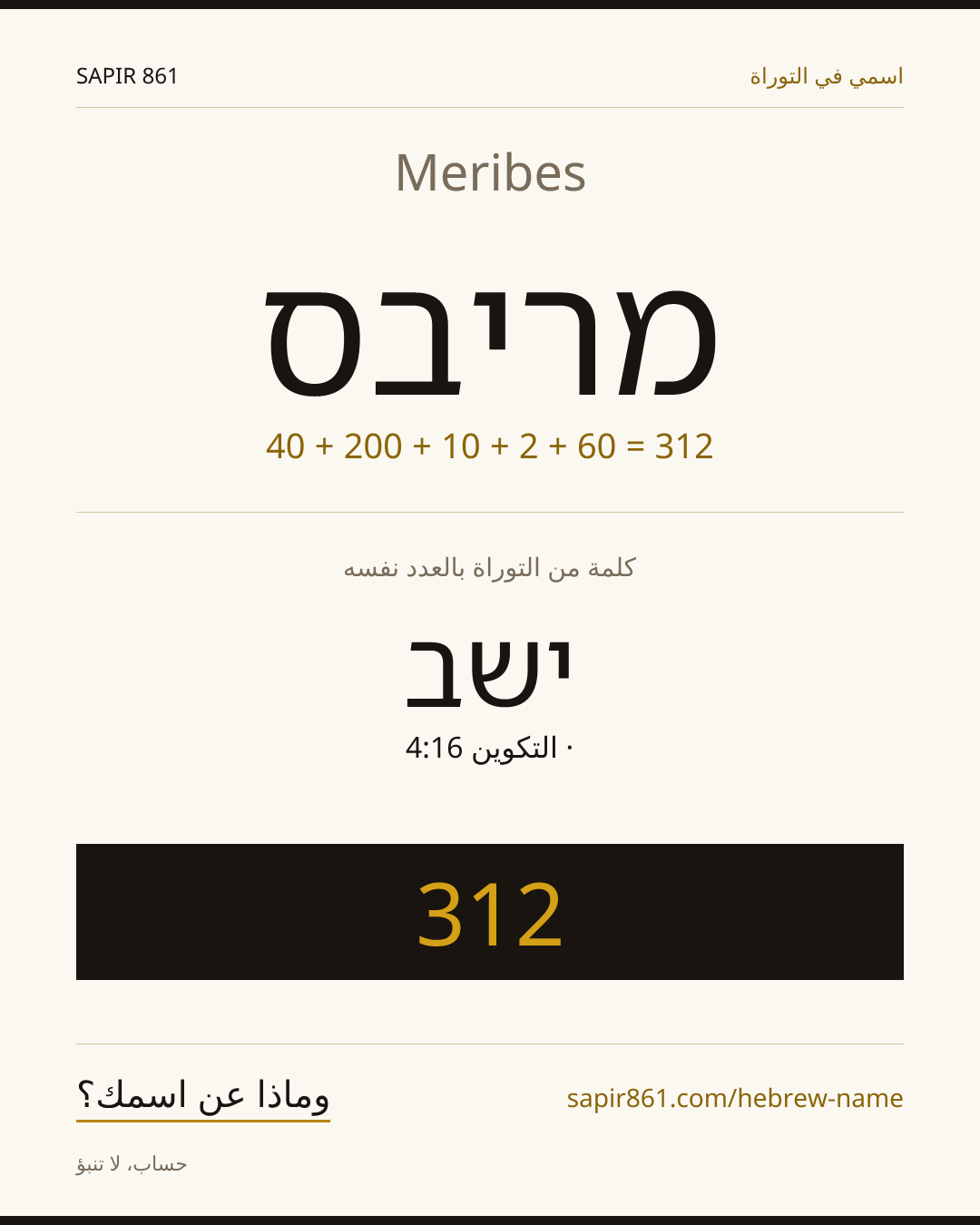 Meribes — מריבס
