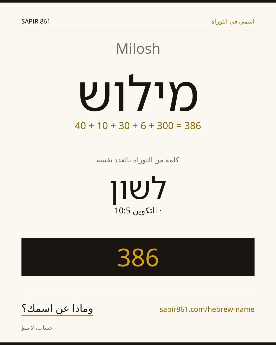 Milosh — מילוש