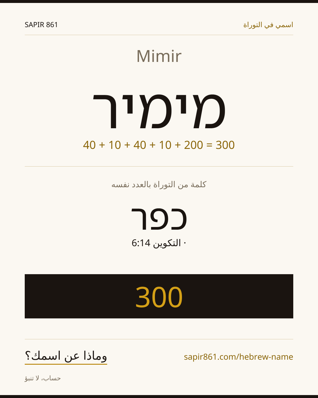 Mimir — מימיר