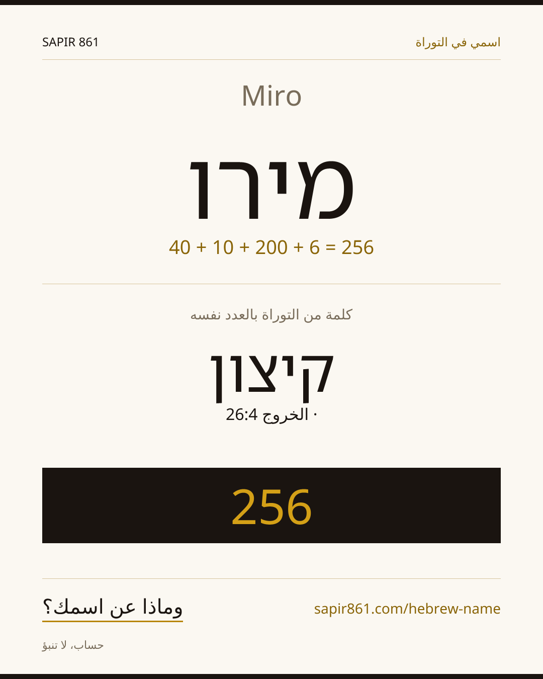 Miro — מירו