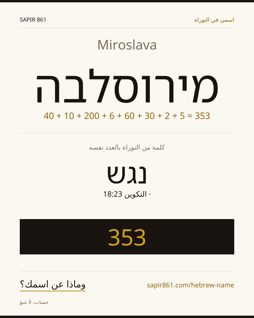 Miroslava — מירוסלבה