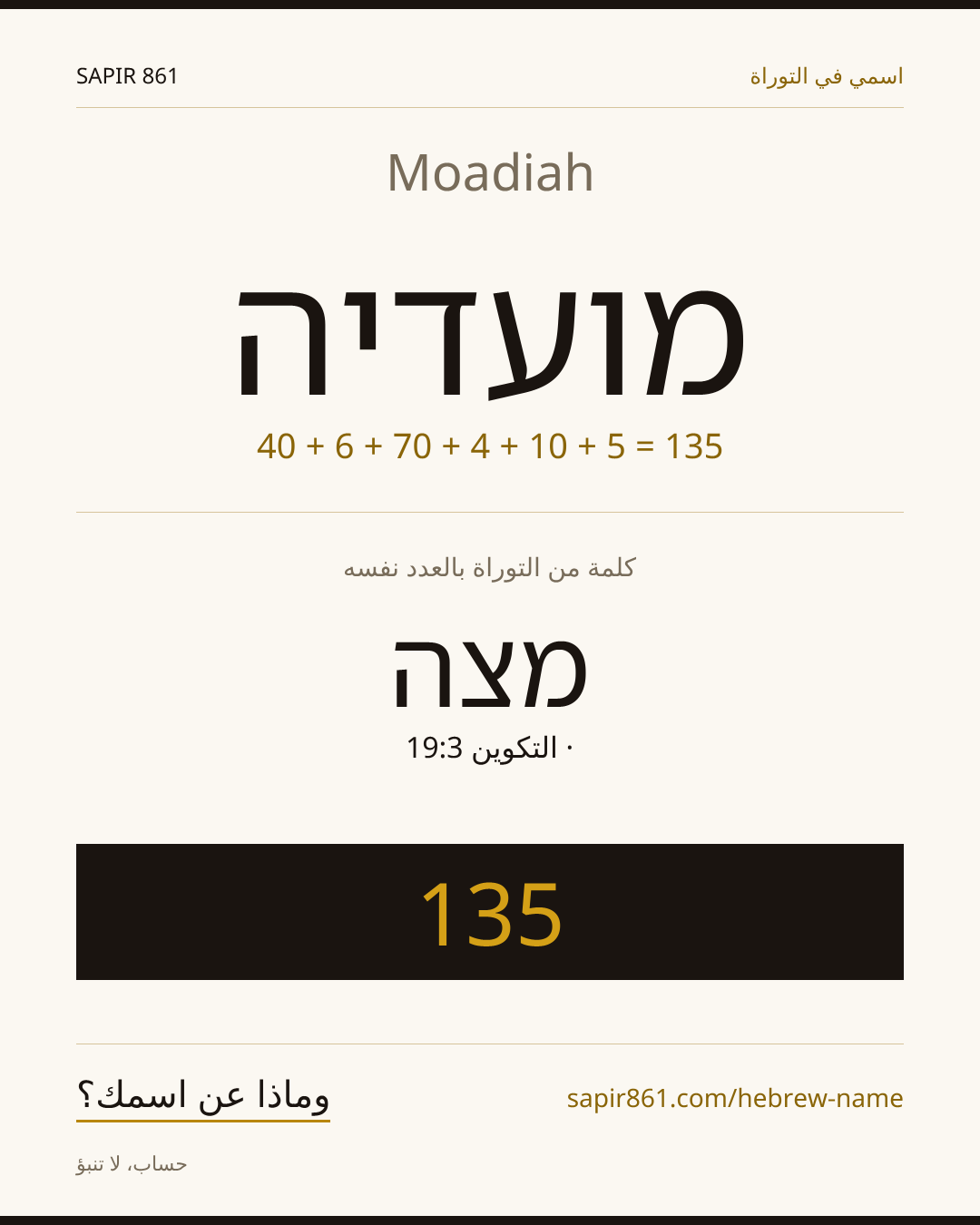 Moadiah — מועדיה