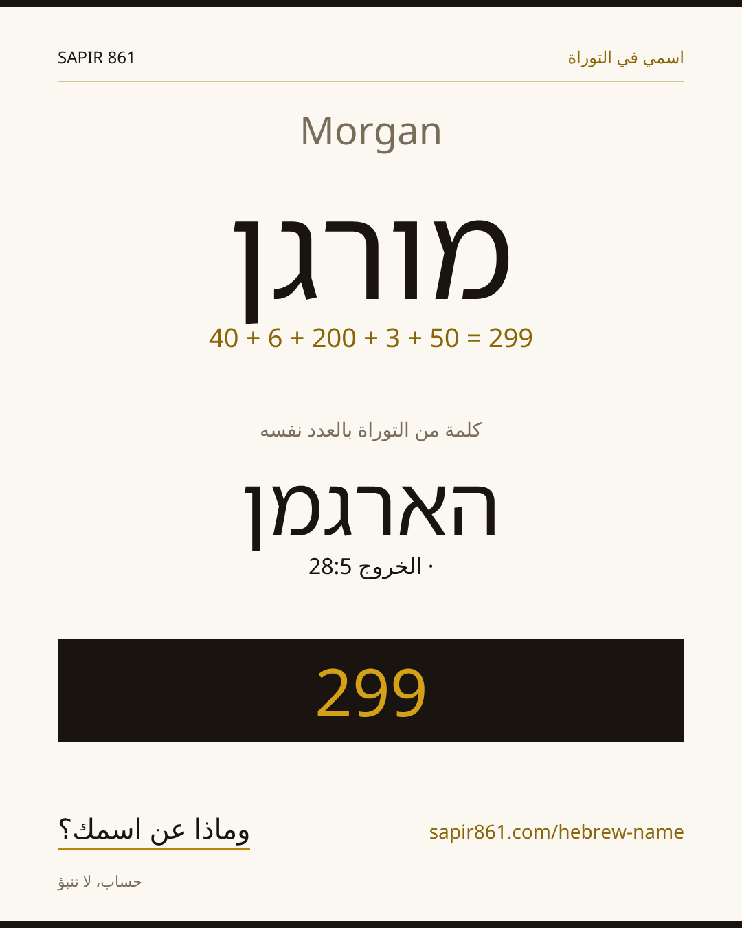 Morgan — מורגן