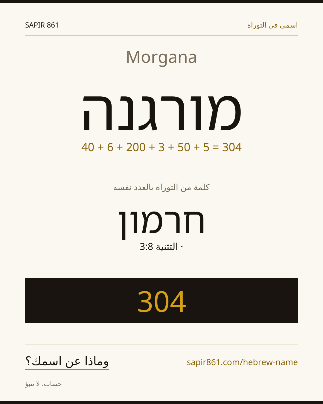Morgana — מורגנה