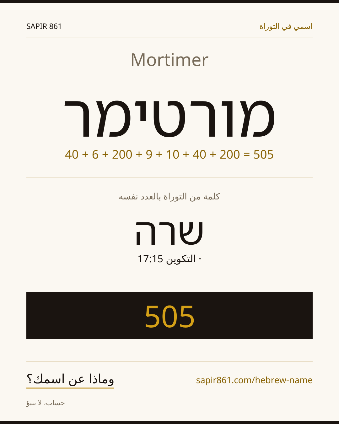 Mortimer — מורטימר