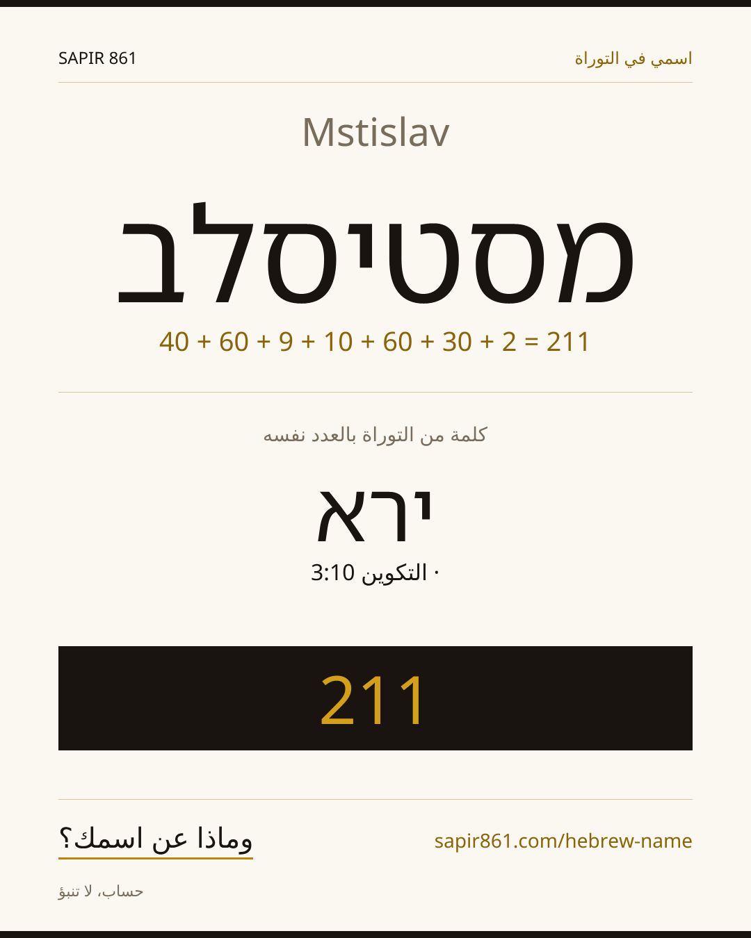 Mstislav — מסטיסלב