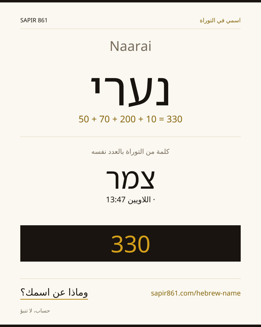 Naarai — נערי