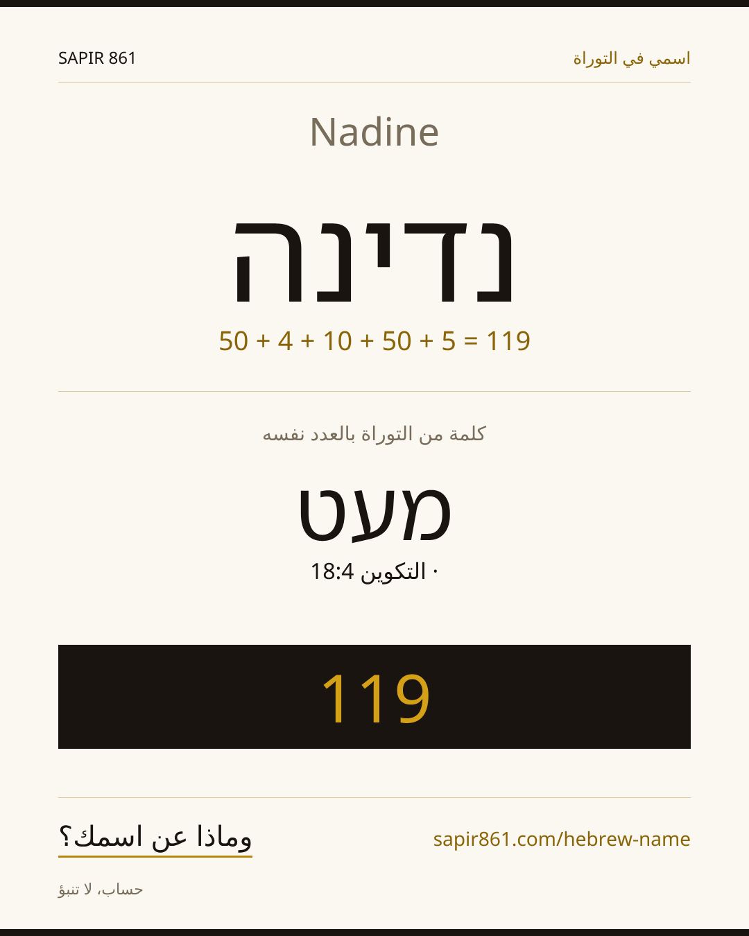 Nadine — נדינה