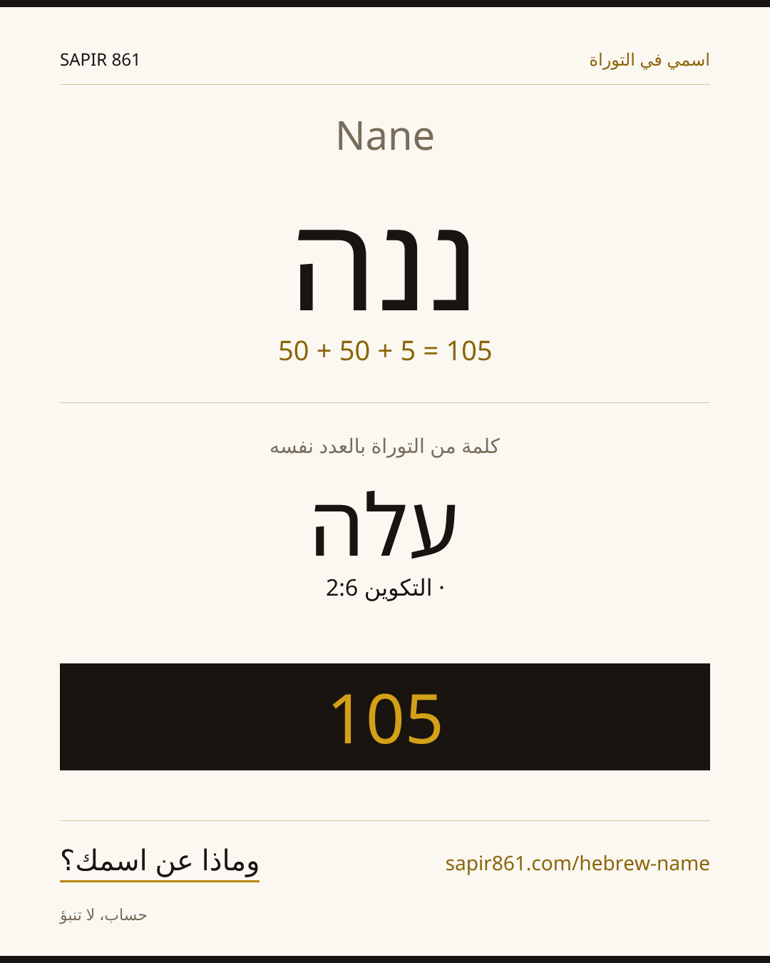 Nane — ננה